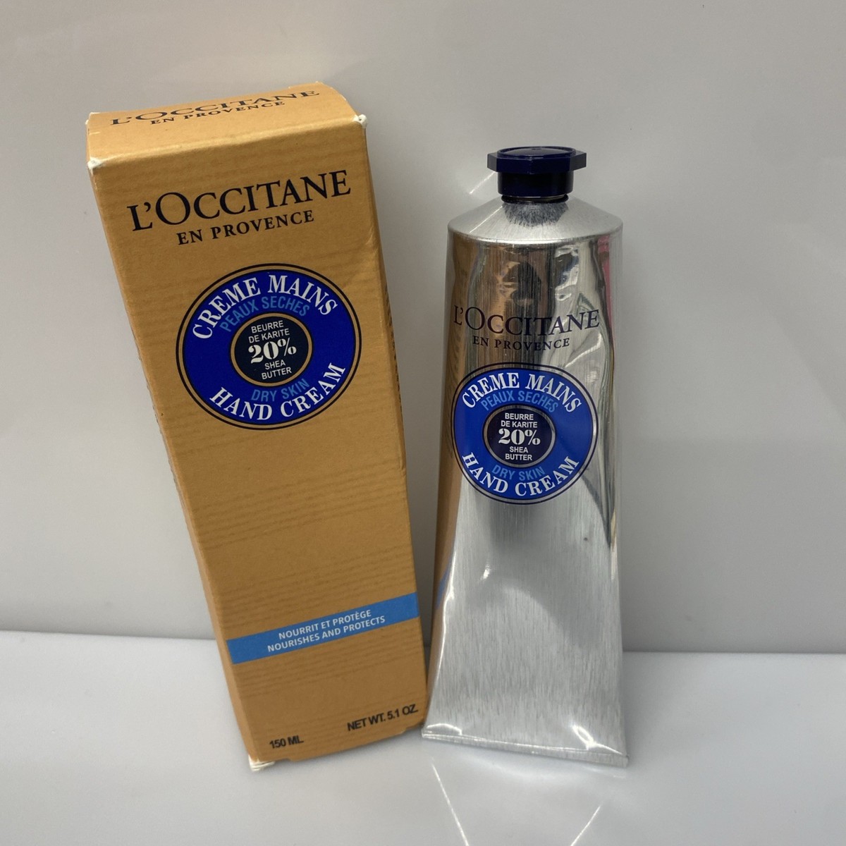 L'Occitane 20% Shea Butter Dry Skin Hand Cream 5.1 Oz - New In Box