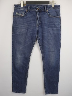 DIESEL THOMMER Denim Blue 084BQ Stretch SLIM SKINNY Jeans Size W34 L32