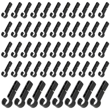 52 Pcs Hard Hat Clips for Headlamp - LED Light Helmet Clips - Easily Mount He...