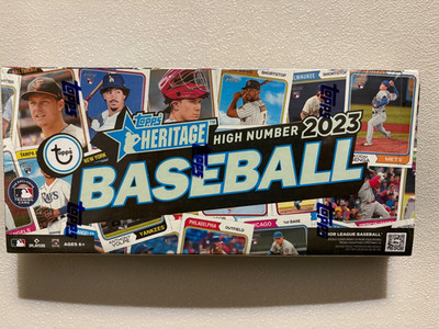 2023 Topps Heritage High Number MLB Baseball Sealed Hobby Box