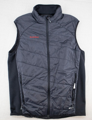 #ad Mammut Men#x27;s Quilted Vest Full Zip Black Gray Ajungilak OTI Pertex Quantum XL $49.99