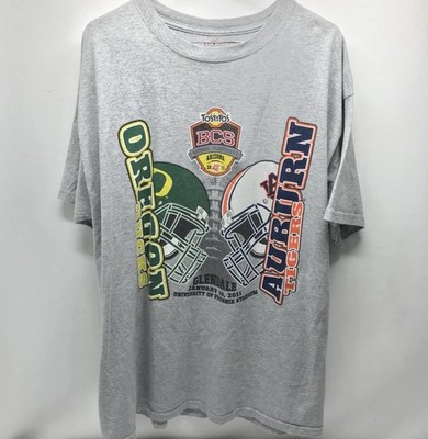 2011 Oregon Ducks Auburn Tigers T Shirst Football National Championship Jansport