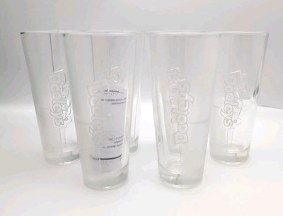 Dooley's 6x Longdrinkglas Gläser Set Toffee Likör Cocktail Bar BEHN