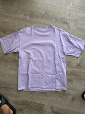 Velour Garments - Lavender Tee Size Large
