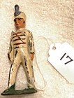 Barclay Antique Lead Toy Soldier, West Point Officer, Short Stride #17 — photo 1