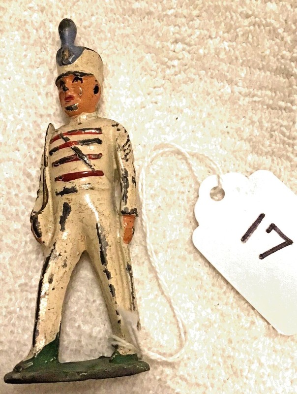 Barclay Antique Lead Toy Soldier, West Point Officer, Short Stride #17