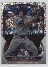 2023 Bowman Draft Chrome Sparkle Refractor Christian Knapczyk #BDC-180 03j5