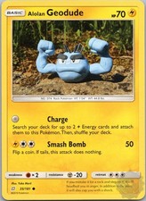 Alolan Geodude 35/181 Common Team Up Pokemon Near Mint
