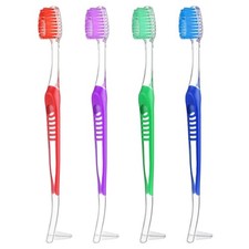 4 Pack Orthodontic Toothbrush for Braces Brushes for Teeth with Interproximal...