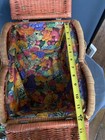 Vintage Hand Crafted Wicker Strawberry Shaped Picnic Basket — photo 2