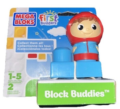 Mega Bloks First Builders Block Buddies 81223 Boy Astronaut Ages 1-5 -2 Pcs _C2