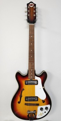 Vintage 1960's Teisco Del Rey EP-7 Semi-Hollow Electric Guitar