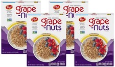 Grape Nuts Original Breakfast Cereal, Crunchy Whole 20.5 Ounce Pack of 4