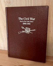 THE CIVIL WAR Day by Day Desk Diary 1986/1861 Illustrated, Gilded Pages, EB Long