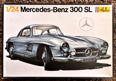 1/24 Heller Mercedes Benz 300 SL Plastic Model Car Kit