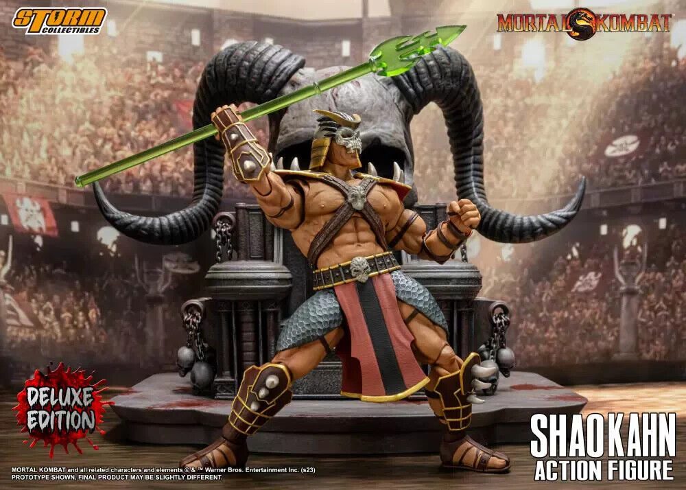 Storm Toys Mortal Kombat Shao Kahn Action Figure Model Throne 1/12