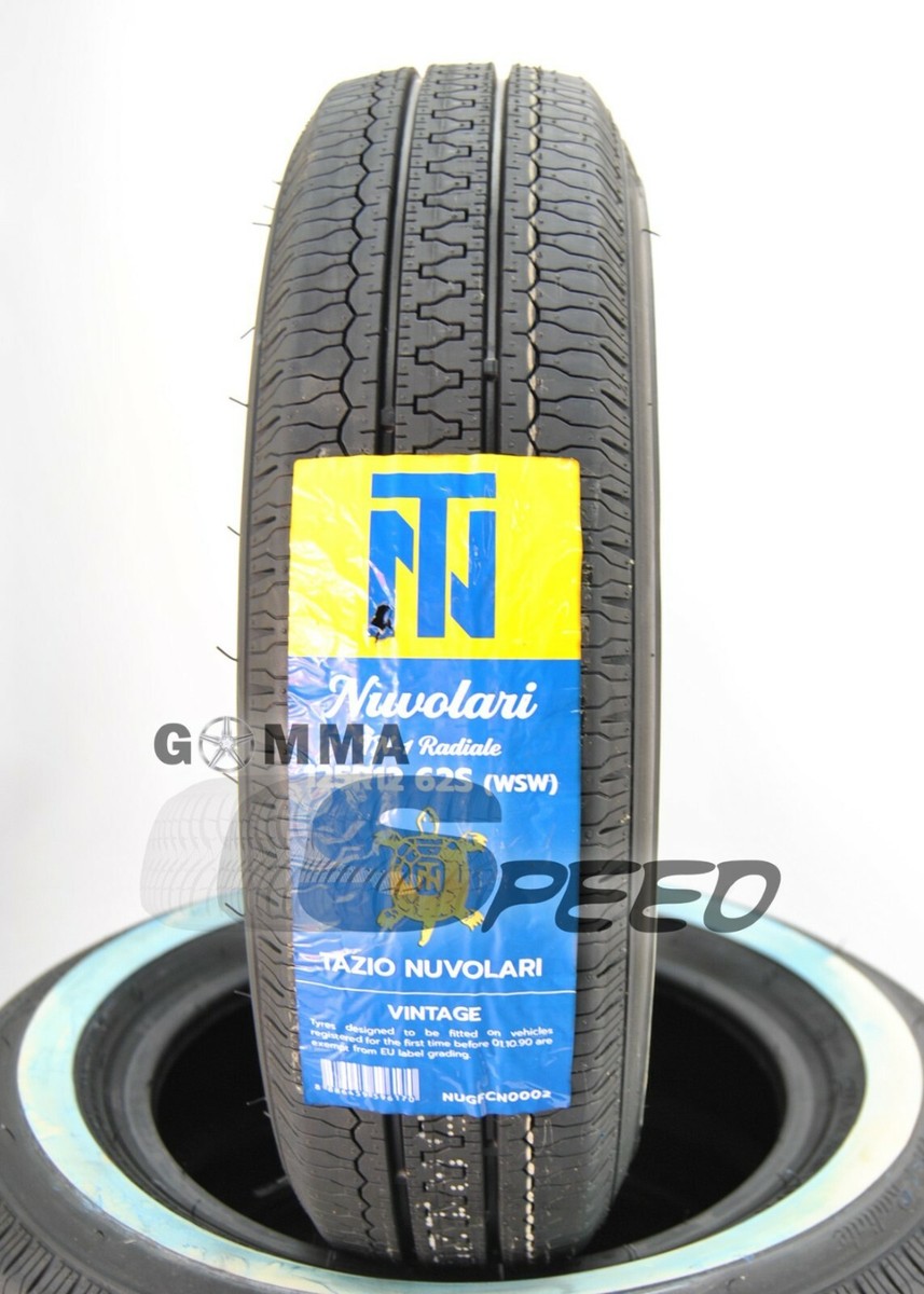 PNEUMATICI 125 R12 62S FIAT 500 D'EPOCA TUBELESS 125 12 FASCIA BIANCA VEE RUBBER EUR 64,90 - IT