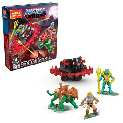MEGA Construx Masters of the Universe Battle Cat Vs Roton He-Man Mer-Man GPH23