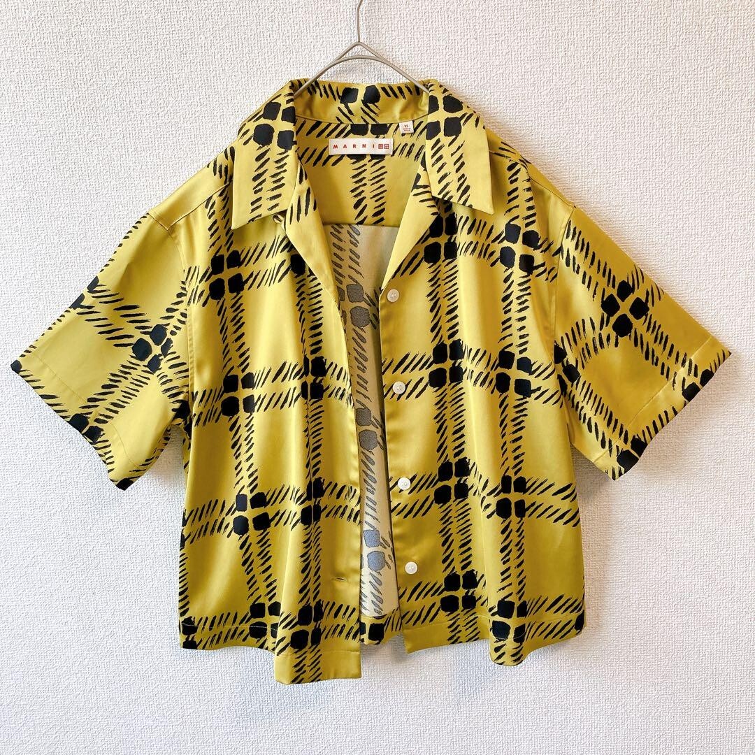【るるたん】UNIQLO×MARNI テーラードジャケット XS イエロー るるたん】UNIQLO×MARNI テーラードジャケット XS イエロー