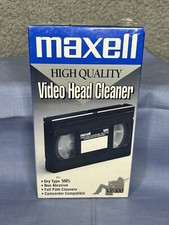 Maxell Video Head Cleaner and Gemini T120 VHS Tapes - New