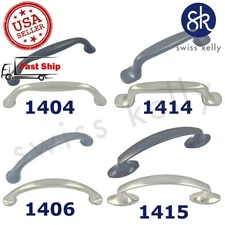 Swiss Kelly Oil Rubbed Bronze Satin Nickel Kitchen Cabinet Handles Drawer Pulls