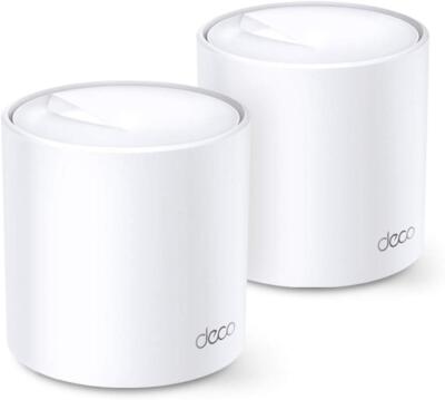 TP-Link Deco X20 Mesh WLAN Set 2 Pack Wi-Fi 6 AX1800 Dual Band Router Repeater