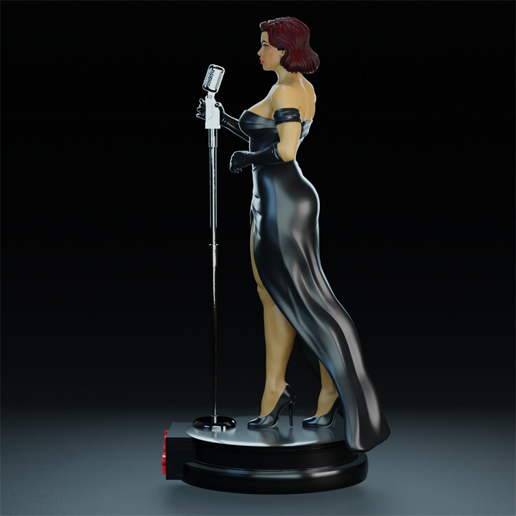 NOIR BURLESQUE 1/8 1/6 1/4 3D Print Model Kit Unpainted Unassembled GK