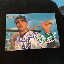 Autographed  1998 Ultra MIKE LOWELL rookie   BECKETT #BP37103           # N-1