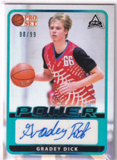 2022 Leaf Pro Set basketball Gradey Dick Power Auto #98/99