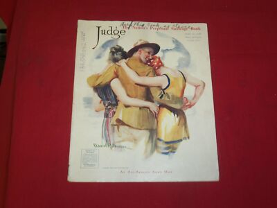 1918 JUNE 15 JUDGE MAGAZINE - AN ALL-AROUND ARMY MAN - ILLUSTRATIONS - B 6070
