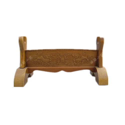 Wood Samurai Sword Katana Holder Stand Display Rack China Dragon Carved 1-3 Tier - Picture 4 of 9