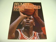 Historic 1990 Beckett ISSUE #1 MICHAEL JORDAN Basketball Card Magazine