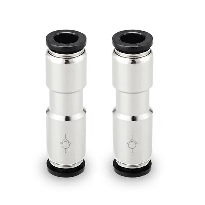 1/4'' OD Check Valve Push to Connect One Way Inline Air Pneumatic Valves, Nick...