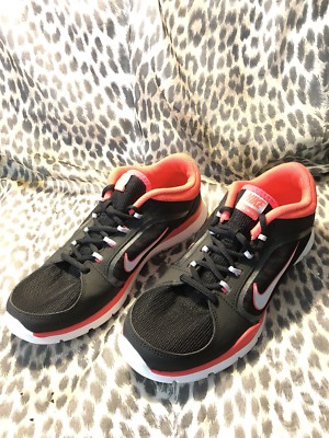 NIKE FLEX TRAINER 4 INSOLES BLACK 643083-002 WOMENS RUNNING SHOES SZ 8 US