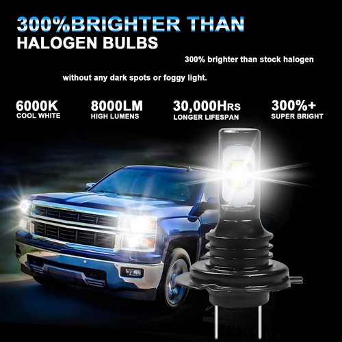 FOR Vauxhall Movano MK2 2010-2018 HEADLIGHT Xenon White Led Fog Side Light Bulbs - Picture 10 of 12