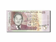 [#262163] Banknote, Mauritius, 25 Rupees, 1999, 1999, KM:49a, AU(50-53)