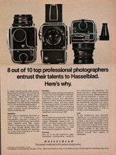 Hasselblad - Cameras - Original Magazine Ad -