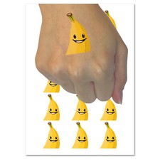 Happy Peeking Pocket Banana Temporary Tattoo Water Resistant Fake Body Art Set