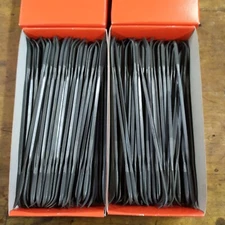 226 PCS. Italian New Old Stock (NOS) Die Sinkers' Rifflers Files 170mm cut 0