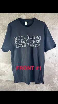Lot of 5 Neil Young 2024 Crazy Horse Love Earth Tour T-Shirts