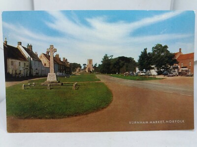 Vintage Postkarte Burnham Market Norfolk