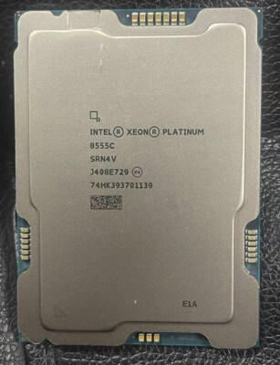 Intel Xeon Platinum 8555C LGA4677  2.10 UP TO 4.0GHZ 52 cores,104 threads
