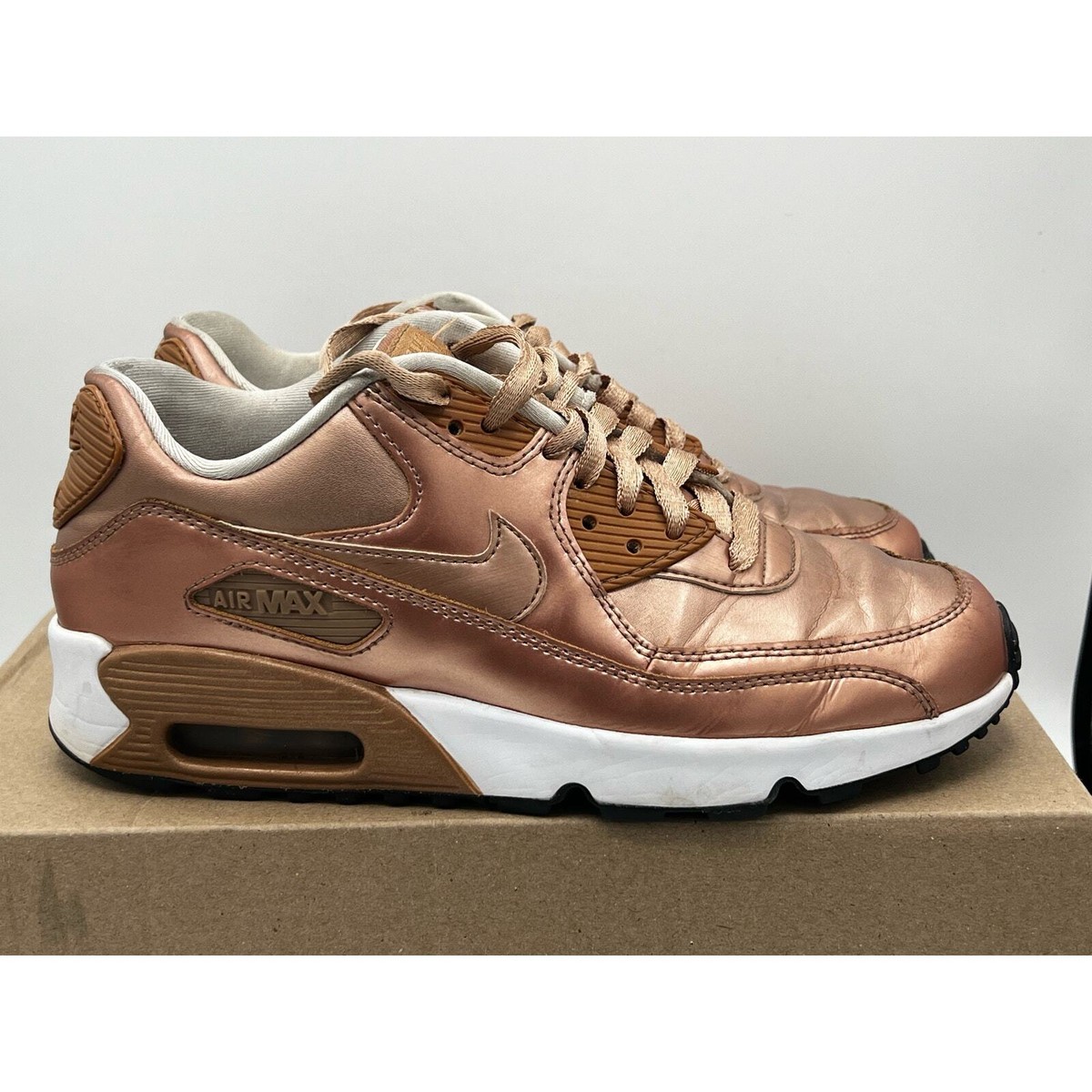 Nike Air Max 90 SE ‘Metallic Bronze’ 859633-900 Size 7Y