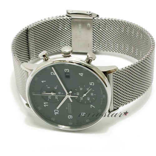 Junghans Form C Chronograph 041/4877.44 Quarz Herrenuhr aus Japan NEU - Bild 6 von 8