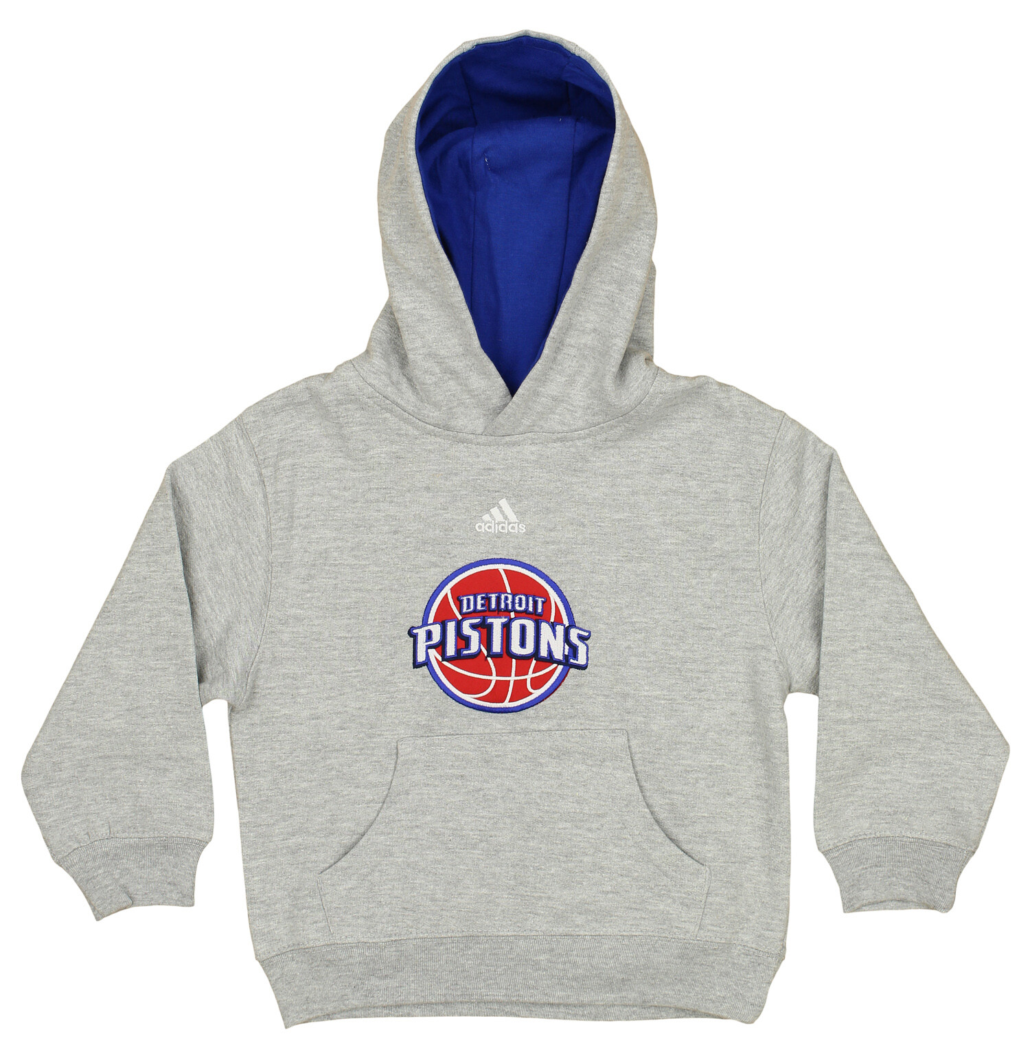 Толстовка-пуловер Adidas NBA Kids (4-7) Detroit Pistons Prime, серый