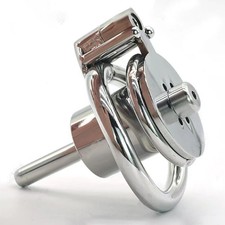 Sissy Inverted Chastity Cage Chastity Belt Stainless Steel Cylinder Rings