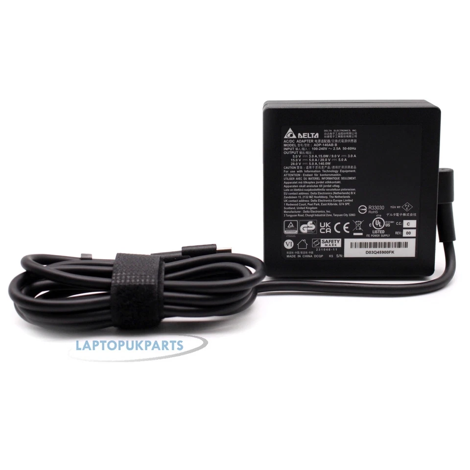 For HP TPN-CA24 TPN-DA24 M52946-003 M52950-001 Type USB-C 140W AC Adapter