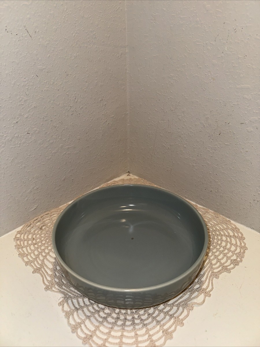 食器 BAUER POTTERY Pasta Bowl Dove Grey Bauer Pottery Bowl 8.5” Gray Pasta Salad Serving Bowl No Chips Or