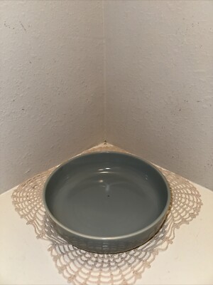 Bauer Pottery Bowl 8.5” Gray Pasta Salad Serving Bowl No Chips Or