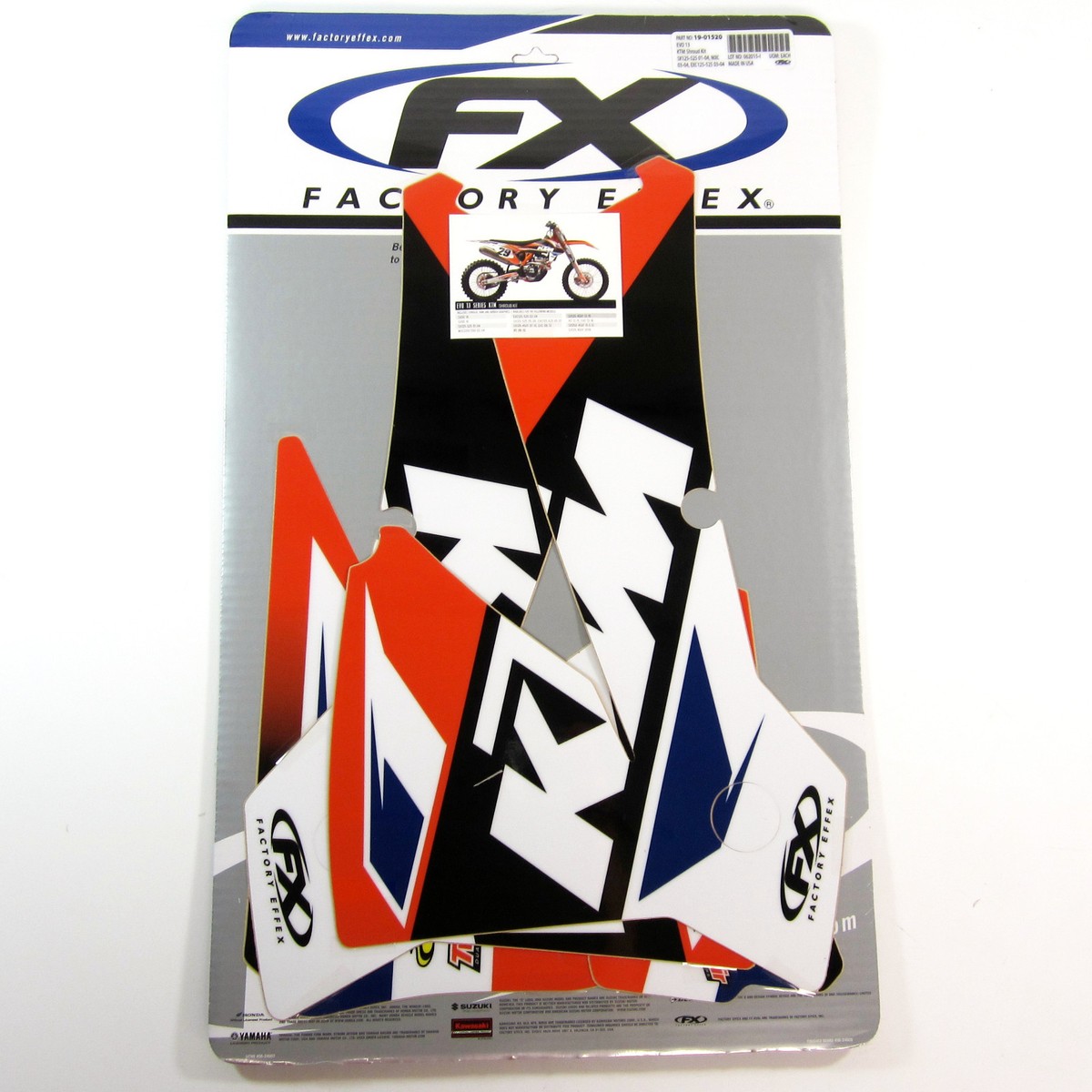 Factory Effex EVO 13 Graphics KTM SX SXF 125 250 525 01 02 03 04